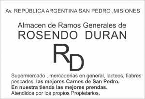 ROSENDO DURAN